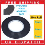 Frameless TV Screen Glass Foam Sponge Adhesive double sided Tape Hisense Samsung