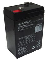 ULTRAMAX 6 VOLT 4.5AH BATTERY ELECTRIC TOY CAR GENUINE Y4-6, NP4-6, 6V 4AH