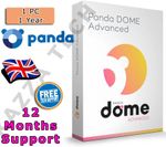 PANDA DOME ADVANCED Security 2022 1 PC USER 1 YEAR! Activation UK License Key