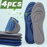 Memory Foam orthopeadic Insoles For Shoes Mens/Women Nano Antibacterial Massage