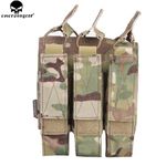 Emerson Tactical Modular MOLLE Triple Open Top SMG Magazine Mag Pouch Holder