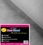 Large12/9 Decorating Dust Sheet Paint Protection Waterproof Cover DIY Not Cotton