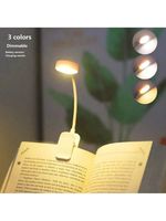 Led Book Light Battery/rechargeable Reading Book Light Portable Clip On Travel.
