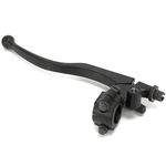 Clutch Lever with Bracket for ZS125-48A Easy Installation Black Steel Left Unit