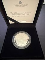 2021 Royal Albert Hall 150th Anniversary £5 Silver Proof Coin Box COA