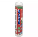MAPEI MAPESIL AC 111 Silver Grey SOLVENT-FREE SILICONE SEALANT  310ML