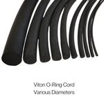 Viton 75 O-Ring Cord – High Temp FKM Rubber Seal Any Length From 1m