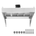 Uimoso 9FT Commercial Stainless Steel Exhaust Hood for Food Trucks