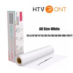Heat Transfer Vinyl HTV Vinyl White All Size for T-Shirts Iron On Heat Press New
