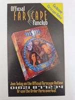 Official Farscape Fanclub / Merchandise - Fold-Out Leaflet / Flyer  #W1185
