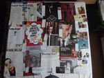 ROBBIE WILLIAMS - LARGE MAGAZINE CUTTINGS COLLECTION - CLIPPINGS, ADVERTS X56.