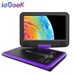 ieGeek 16.9'' Portable DVD Player with 9.5'' Large HD Swivel Screen,Sync TV,UK