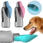 800ML Large Dog Water Bottle Dispenser for Small Big Dogs Portable Travel Pet