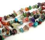 Gemstone Bead Chips - Random Mix - Natural Crystals - 3mm ~ 13mm - 1 Strand