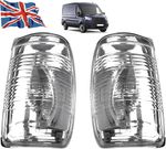 For Ford Transit Mk8 Wing Mirror Indicator Lens Cover Left + Right Set 2014 Onwa