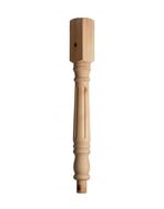 Staircase Newel Post Fluted Spigot Post 90mm Pine Oak Full Half