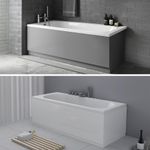 VeeBath Bath Panels and Side Panels in White Gloss