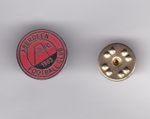 Aberdeen - round lapel badge butterfly fitting