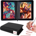 Comic Book Binder,40 Pockets Comic Book Storage Album for Current,Silver Age,Reg