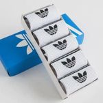 New Adidas Socks 5 Pairs Pack Cotton Mid-Tube Casual Socks Unisex 4.5-9.5UK