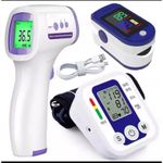 Digital Health Kit Blood Pressure Monitor Thermometer Pulse Oximeter 3 In 1 pack