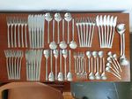 Viners Studio Bark Cutlery Set Gerald Benney 1960s 67 Pcs Mid Century Modern 
