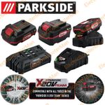 Parkside 20V 2Ah / 4Ah Battery / Charger Dual For X20V Team Series Cordless Tool