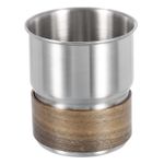 304 Stainless Steel Cups with Cup Sleeves, 10oz Double Wall Water Glasses