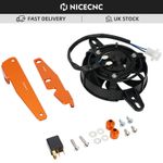 NICECNC Radiator Fan Kit For KTM EXC XCW EXC-F 150 250 350 450 500 2017-2023