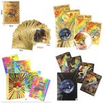 55PCS Pokemon Card Foil GOLD PACK CARDS TCG GX Vmax GX Card Charizard Rare UK Ne