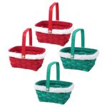 Christmas Gift Basket, Storage Basket Wrapping Basket, Reusable Multifunction