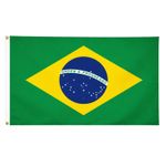 5X3FT Brazil Flag Large Brazilian National World Cup Football Sports Fan Suport