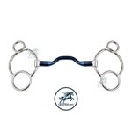 Universal Blue Sweet Iron Port Mouthpiece Ported Horse Bit Snaffle