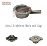 Small Japanese Stainless Steel Filler Neck and 2.0 Bar Stainless Pressure Cap