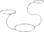 QUALITY HAND MADE SWAN SHAPED 3 TIER WEDDING CAKE STAND HIGH QUALITY 