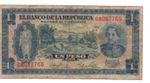 1953 Colombia: El Banco De La Republica - 1 Peso banknote - Fine