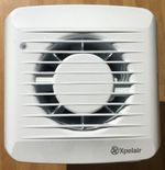 Xpelair Low Volt  LVSLDC100 4" Slimline SL 100 DC Bathroom Axial Extractor Fan