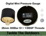Paintball PCP Rifle Digital Pressure Gauge Manometer 1/8" BSP 28mm Diameter Face