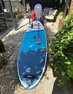 Red Paddle Co RIDE 10'8 Inflatable SUP Paddleboard Bundle w/ Pump, Paddle, Bag