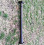 Column Antique Cast Iron Old Kreuzgewölbe Support 2Meter