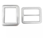 DIY Hand Covered Self-Fabric Buckles With a Prong