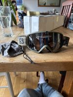 Solomon Ski Goggles Green Frame Jungle Design