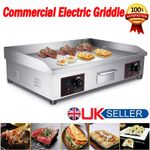 HOT SALE ! Commercial 73cm Wide Electric Griddle Hotplate, Burger Grill BBQ Flat