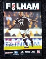 Football Programme FULHAM v SUNDERLAND 1/Mar/2003