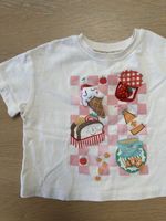Next Baby Girls Cream Picnic Graphic T-Shirt 3D Ice Cream | 6-9 Months