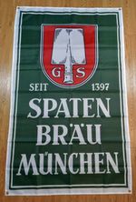 Beer Spaten Brau 3X5FT banner Glass Pint Stein Munchen Mug Munich Gs New Glasses