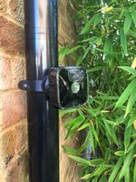 Blink Outdoor Camera Mounting Bracket For 68mm Down Pipe Drain Gutter In Black
