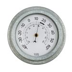 Vintage Decorative Outdoor Wall Mounted Galvanised Steel Home Garden Thermometer