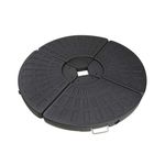 Resin Parasol Base Weights Banana Cantilever Garden Patio Umbrella Heavy Duty