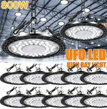10x UFO LED High Bay Light Workshop Garage Lights 800W Industrial Warehouse Lamp